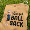Custom Flannel Golf Ball Bag Sack - Personalized Birthday Gifts For Golf Lovers, Sports Fans, Sports Lovers - Fairways And Good Days