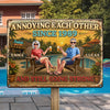 Custom Home Decor Metal Sign - Personalized  Summer Vacation And Travel Gifts For Husband And Wife, Him And Her - Our Favorite Escape, Kept Forever