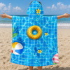 Custom Photo Poncho Beach Towel - Personalized Summer Vacation And Travel Gifts For Women, Men, Kids - Summer Is Calling
