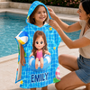 Custom Photo Poncho Beach Towel - Personalized Summer Vacation And Travel Gifts For Women, Men, Kids - Summer Is Calling