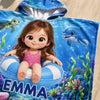 Custom Photo Poncho Beach Towel - Personalized Summer Vacation And Travel Gifts For Women, Men, Kids - Summer Is Calling