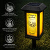 Custom Photo Solar Garden Light - Personalized Pet Memorial Sympathy Gifts For Dogs, Cats - Forever My Best Friend