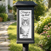 Custom Photo Solar Garden Light - Personalized Pet Memorial Sympathy Gifts For Dogs, Cats - Forever My Best Friend