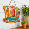 Custom Poolside Wood Sign - Personalized Summer Vacation And Travel Gifts For Grandma, Grandpa - Pool Days Family Way