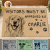 Personalized Photo Home Decor Decorative Mat - Personalized Birthday Gifts For Dog Cat Lovers, Dog Dad And Mom, Cat Owners - Welcome To Our Pawfect Home