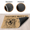 Personalized Photo Home Decor Decorative Mat - Personalized Birthday Gifts For Dog Cat Lovers, Dog Dad And Mom, Cat Owners - Welcome To Our Pawfect Home