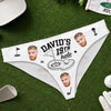 Custom Photo Women Briefs - Personalized Anniversary Wedding Gifts For Husband And Wife, Him And Her - The Luckiest Golfer In The World