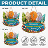 Custom Poolside Wood Sign - Personalized Summer Vacation And Travel Gifts For Grandma, Grandpa - Making Waves Together