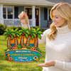Custom Poolside Wood Sign - Personalized Summer Vacation And Travel Gifts For Grandma, Grandpa - Grandkids Pool Party