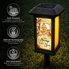 Custom Photo Solar Garden Light - Personalized Memorial Sympathy Gifts For Loss Of Mom, Dad - Always With You