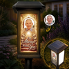 Custom Photo Solar Garden Light - Personalized Memorial Sympathy Gifts For Loss Of Mom, Dad - Forever With You