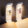 Custom Clip LED Reading Lamp - Personalized Bookish Gifts For Book Lovers, Bookworms, Readers - Books Are My Happy Place