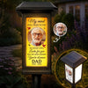 Custom Photo Solar Garden Light - Personalized Memorial Sympathy Gifts For Loss Of Mom, Dad - Always Loved, Forever Missed
