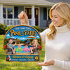 Custom Poolside Wood Sign - Personalized Summer Vacation And Travel Gifts For Mom, Dad, Kids - Pool Time Together