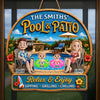 Custom Poolside Wood Sign - Personalized Summer Vacation And Travel Gifts For Mom, Dad, Kids - Pool Time Together