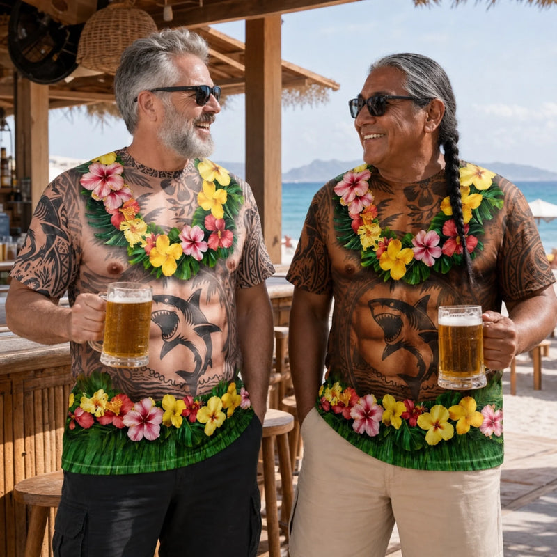 Custom Funny T-shirt - Personalized Birthday Gifts For Men - Aloha And Chill