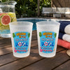 Custom Party Cups - Personalized Summer Vacation And Travel, Poolside Gifts For Best Friends, Family - Making Waves All Summer Long