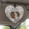 Custom Car Visor Clip - Personalized Memorial Sympathy Gifts For Loss Of Mom, Dad - Loved More Than Ever