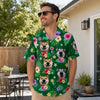 Custom Photo Unisex Tropical Hawaiian Aloha Shirt - Personalized Summer Vacation And Travel Gifts For Dog Cat Lovers, Dog Dad And Mom, Cat Owners - Sun Sand And Paws