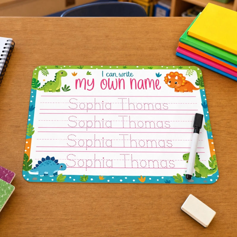 Custom Kids Acrylic Tracing Board - Personalized Back To School Gifts For Kids - Ready For A New Adventure