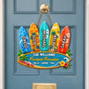 Custom Poolside Wood Sign - Personalized Summer Vacation And Travel Gifts For Mom, Dad, Brother, Sister, Kids - Our Paradise