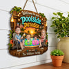 Custom Poolside Wood Sign - Personalized Summer Vacation And Travel Gifts For Mom, Dad, Kids - Making Waves Daily