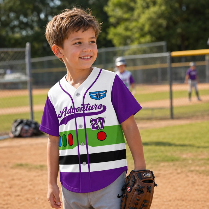 Custom Kids Baseball Jersey - Personalized Birthday Gifts For Kids - Born To Shine