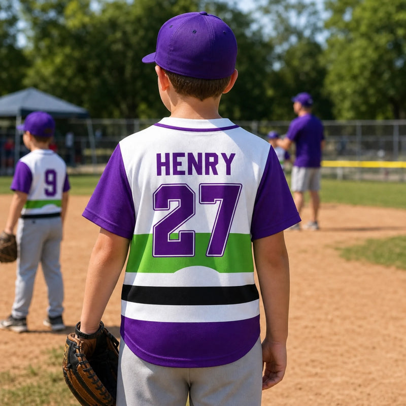 Custom Kids Baseball Jersey - Personalized Birthday Gifts For Kids - Born To Shine