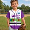 Custom Kids Baseball Jersey - Personalized Birthday Gifts For Kids - Born To Shine
