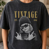 Custom Photo Washed Cotton T-shirt - Personalized Birthday Gifts For Men, Women - Born To Stand Out