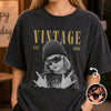 Custom Photo Washed Cotton T-shirt - Personalized Birthday Gifts For Men, Women - Born To Stand Out