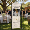 Custom Photo Welcome Banner - Personalized Anniversary Wedding Gifts For Husband And Wife, Him And Her - Best Day Ever, Hands Down