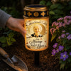 Custom Photo Solar Stake Lights - Personalized Memorial Sympathy Gifts For Loss Of Mom, Dad - Your Memory Shines On