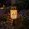 Custom Photo Solar Stake Lights - Personalized Memorial Sympathy Gifts For Loss Of Mom, Dad - Your Memory Shines On