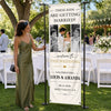 Custom Photo Welcome Banner - Personalized Anniversary Wedding Gifts For Husband And Wife, Him And Her - Best Day Ever, Hands Down