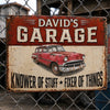 Custom Photo Home Decor Metal Sign - Personalized Birthday Gifts For Men, Man Cave, Dad, Grandpa - The Master Of All Trades Resides Here