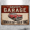 Custom Photo Home Decor Metal Sign - Personalized Birthday Gifts For Men, Man Cave, Dad, Grandpa - The Master Of All Trades Resides Here