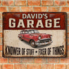 Custom Photo Home Decor Metal Sign - Personalized Birthday Gifts For Men, Man Cave, Dad, Grandpa - The Master Of All Trades Resides Here
