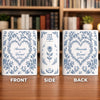 Custom Book Vase - Personalized Anniversary Wedding Gifts For Husband And Wife, Him And Her - Blooming With Endless Love