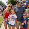 Custom Kids T-shirt - Personalized America 250th Anniversary Gifts For Kids - Our Little Sparkler