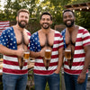 Custom Funny Patriotic T-shirt - Personalized Birthday Gifts For Men - Freedom Looks Good On Me