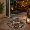 Custom Poolside Shaped Doormat - Personalized Birthday Gifts For Mom, Dad, Brother, Sister, Kids - Backyard Bar