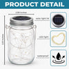 Custom Photo Solar Jar Lantern - Personalized Memorial Sympathy Gifts For Loss of Mom, Dad - Your Memory Is My Treasure