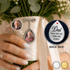 Custom Photo Teardrop Pin - Personalized Memorial Sympathy Gifts For Brides - Carried In My Heart Always