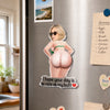 Custom Photo Squishy Acrylic Fridge Magnet – Personalized Anniversary Wedding Gifts For Husband And Wife, Him And Her - Spicy Wife, Happy Life