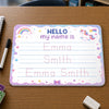 Custom Kids Acrylic Tracing Board - Personalized Back To School Gifts For Kids - School Mode Activated