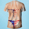 Custom Funny Patriotic T-shirt - Personalized Birthday Gifts For Men, Women - Freedom Never Looked So Hot