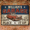 Custom Photo Home Decor Metal Sign - Personalized  Birthday Gifts For Men, Man Cave, Dad, Grandpa - Garage Therapy