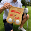 Custom Flannel Golf Ball Bag Sack - Personalized Birthday Gifts For Golf Lovers, Sports Fans, Sports Lovers - King Of The Golf Course