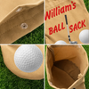 Custom Flannel Golf Ball Bag Sack - Personalized Birthday Gifts For Golf Lovers, Sports Fans, Sports Lovers - King Of The Golf Course